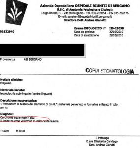 ESAME ISTOPATOLOGICO